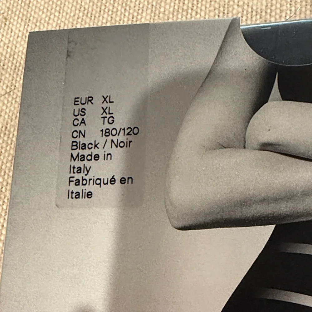 H&M Black Shaping Tights 70 Denier/NIB/XL